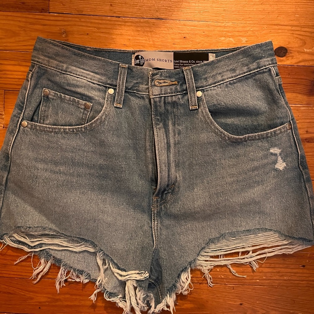 Denim High-Waisted Women's Shorts